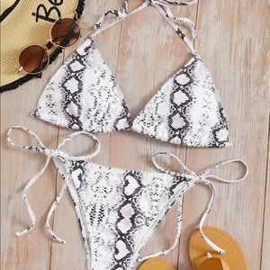 Shein snake skin bikini